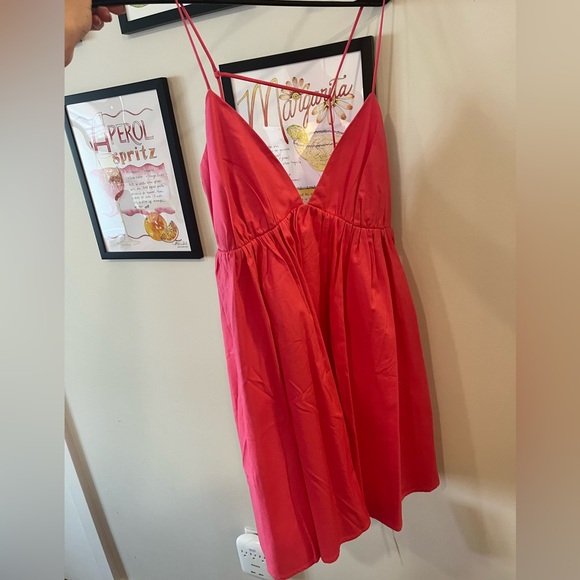 Reformation Amara dress in color flambe - Picture 7 of 8